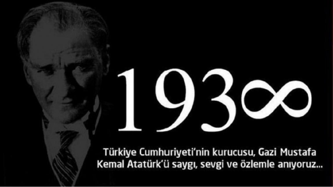 Mustafa Kemal Atatürk'ü Anma Töreni